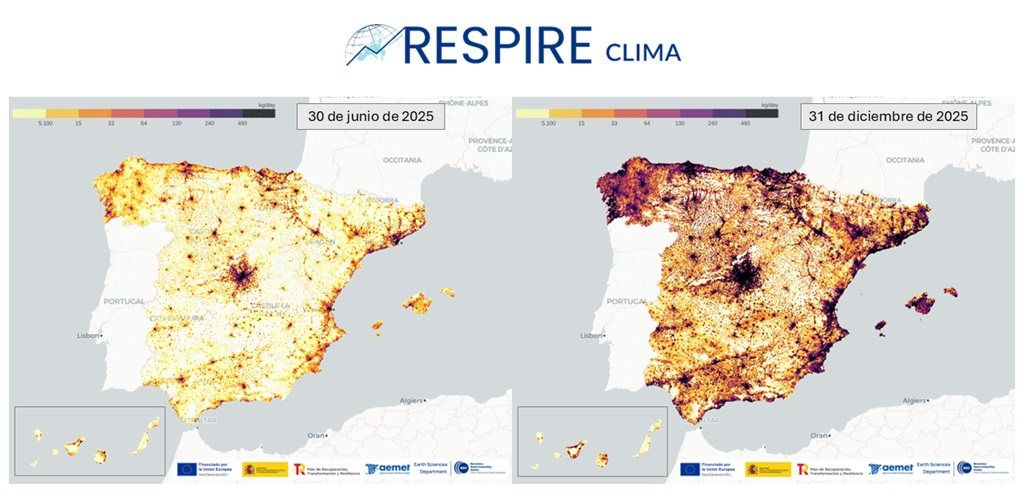 El BSC y Aemet desarrollan herramientas de alta resolución para monitorizar emisiones y calidad del aire en España