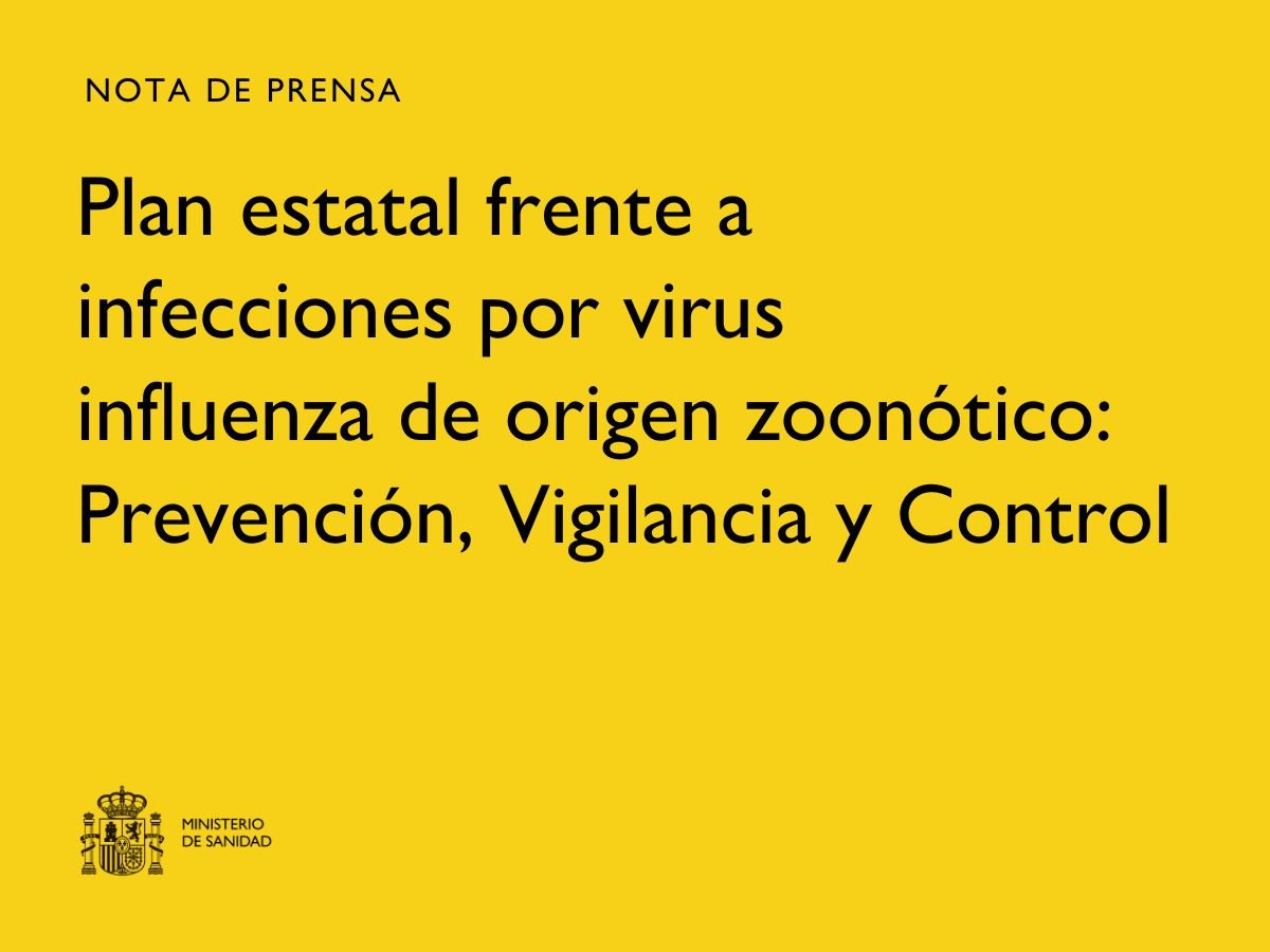 España aprueba un Plan Estatal para prevenir y controlar las gripes de origen animal